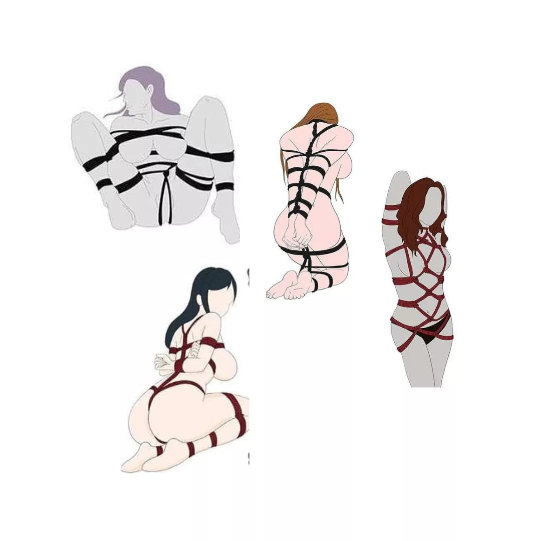 Cuerda Shibari Algodón 10mts ✦ Bajo pedido