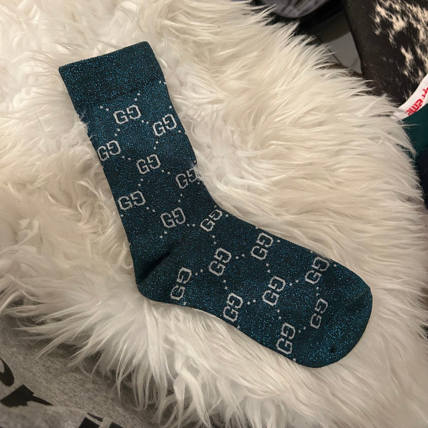 Medias Alta Gama Unitalla (36 al 39) - Azul