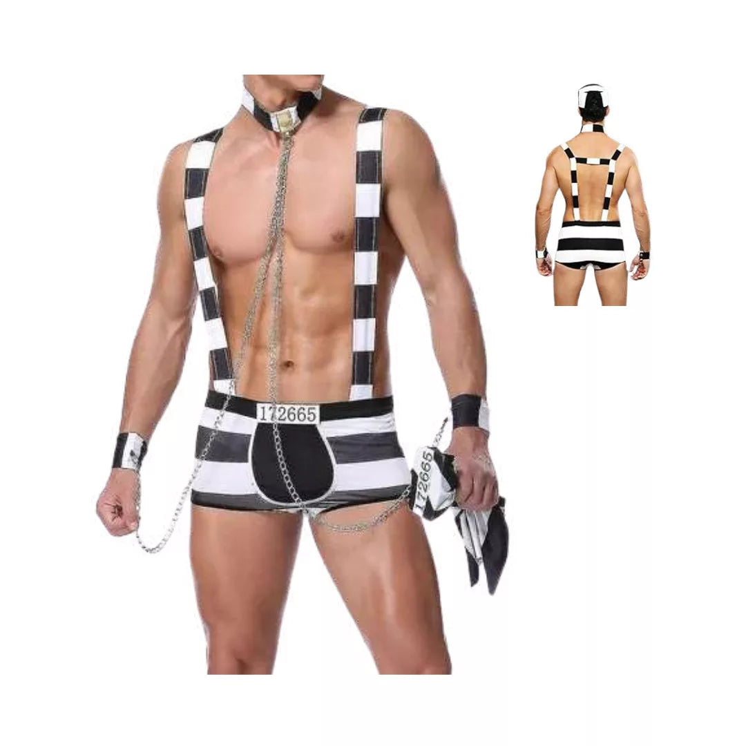 Disfraz Adulto – Prisionero (Unitalla S/M) ✦ Bajo pedido