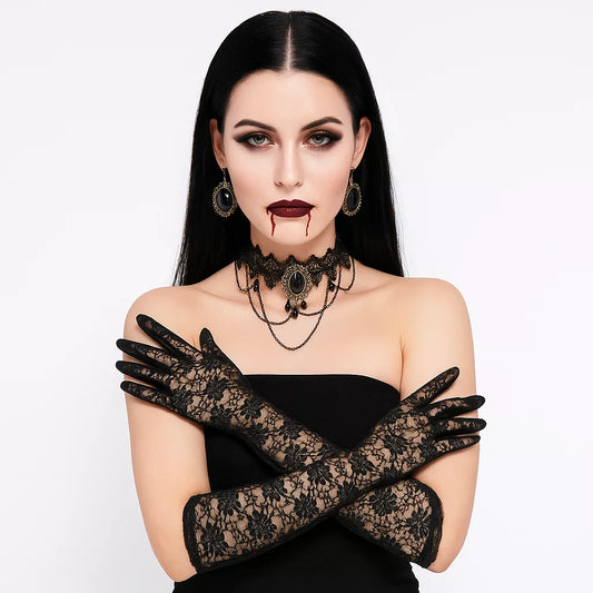 Accesorios Góticos (5 PCZ) – Novia, Vampiro, Enmascarada ✦ Bajo pedido