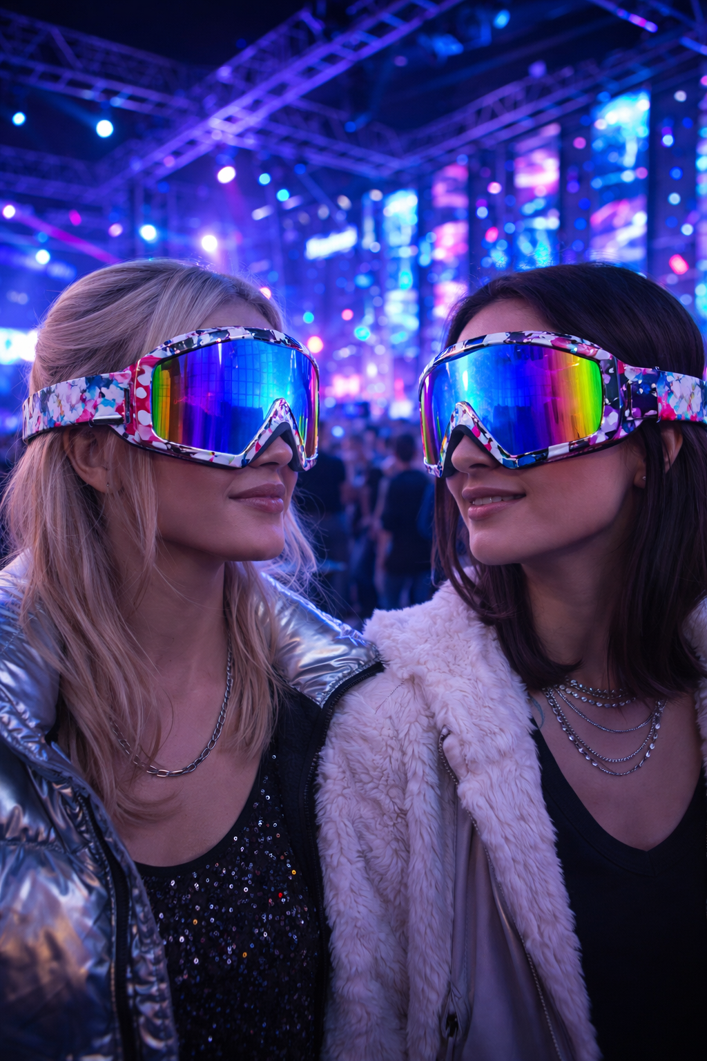 Goggles multifuncionales con diseño moderno y protección total – ideales para moto, motocross, snowboard y festivales de música