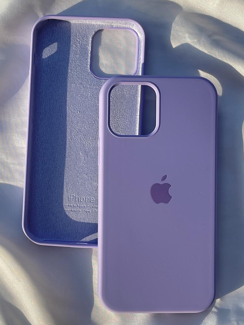 Estuche iPhone 12, 12Pro Silicón - Apple (Lila)