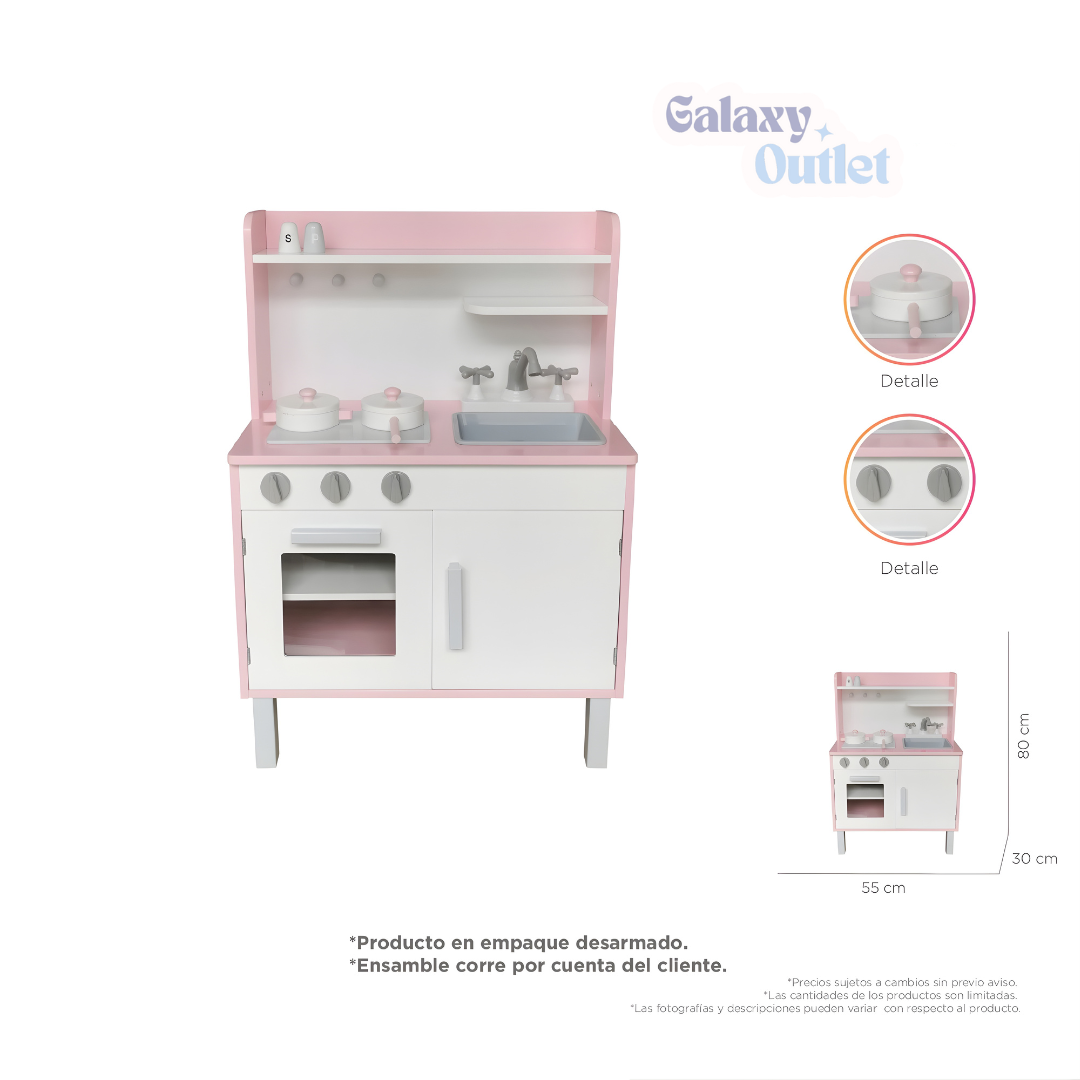 Cocinita de Madera CTAI3-2 ✦ Bajo pedido