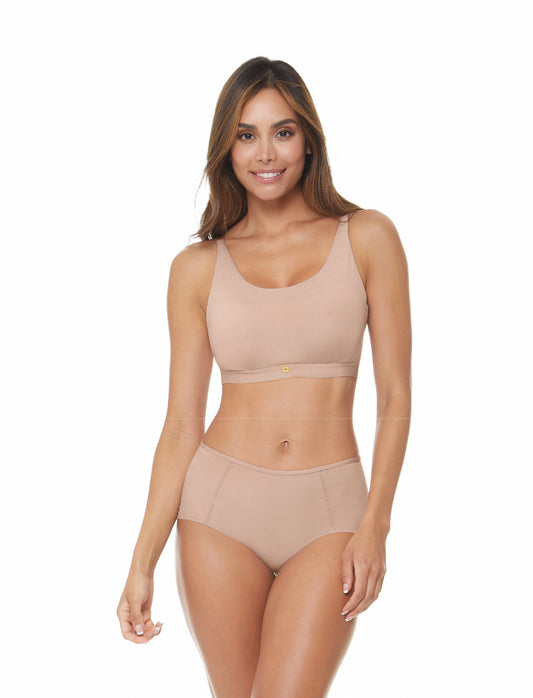 Brasier Tipo Top Copas Fijas 30610 (Blanco, Negro, Cocoa) ✦ Bajo pedido