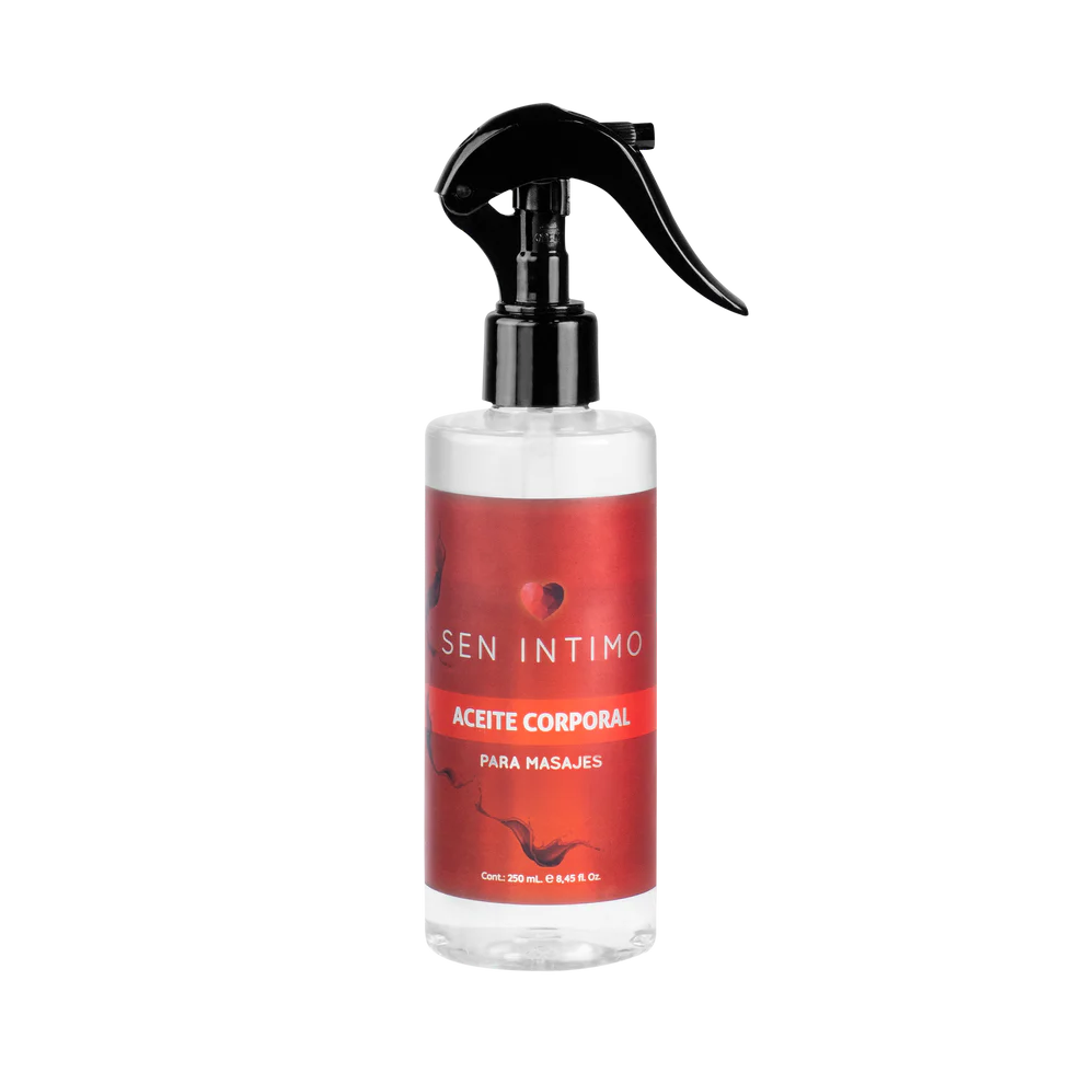 Aceite Corporal Hidratante con Aromaterapia y Feromonas, Frutos Rojos (250ml) ✦ Bajo pedido