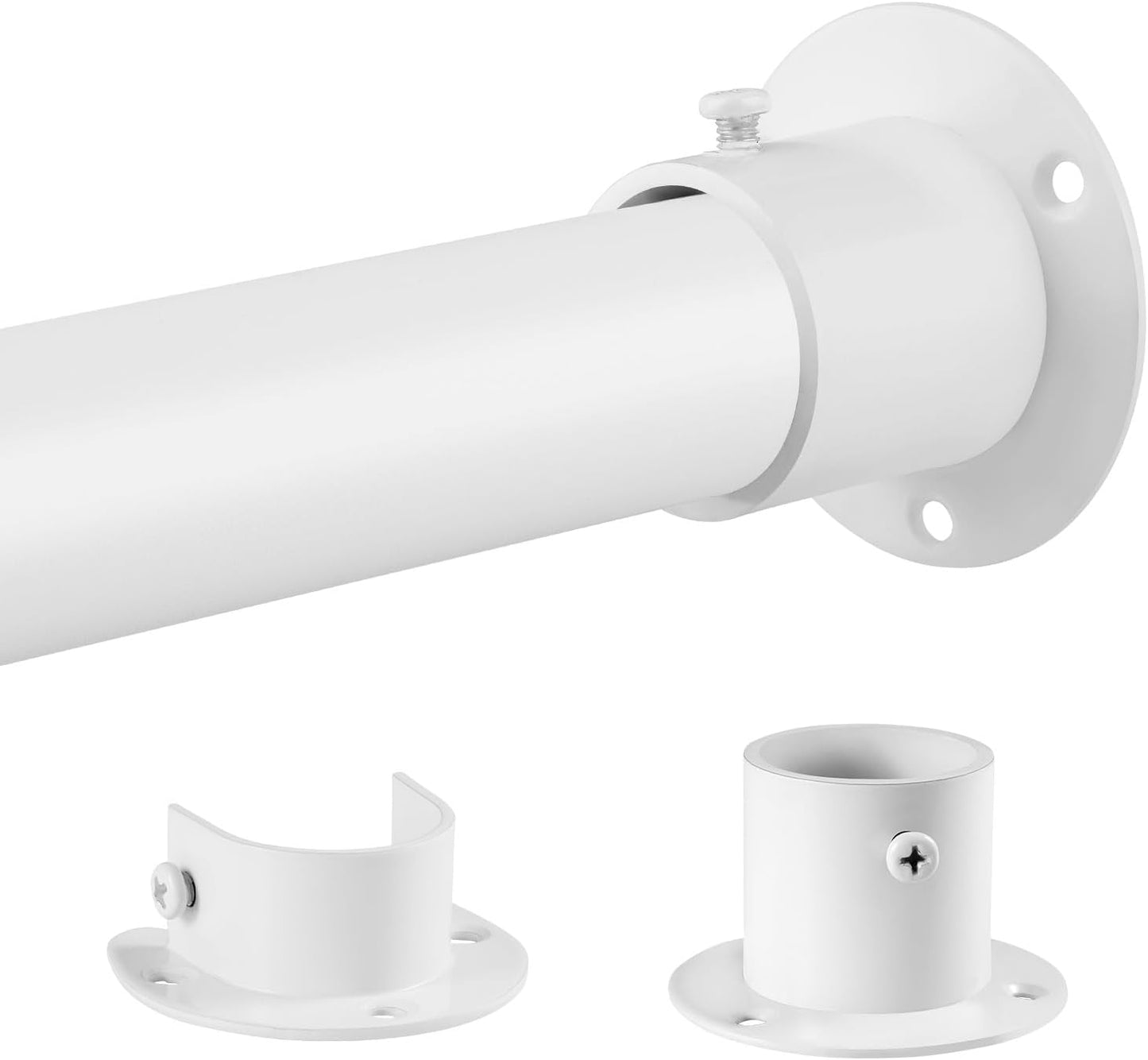 Barra para Colgar Ajustable Multiusos (Blanco)