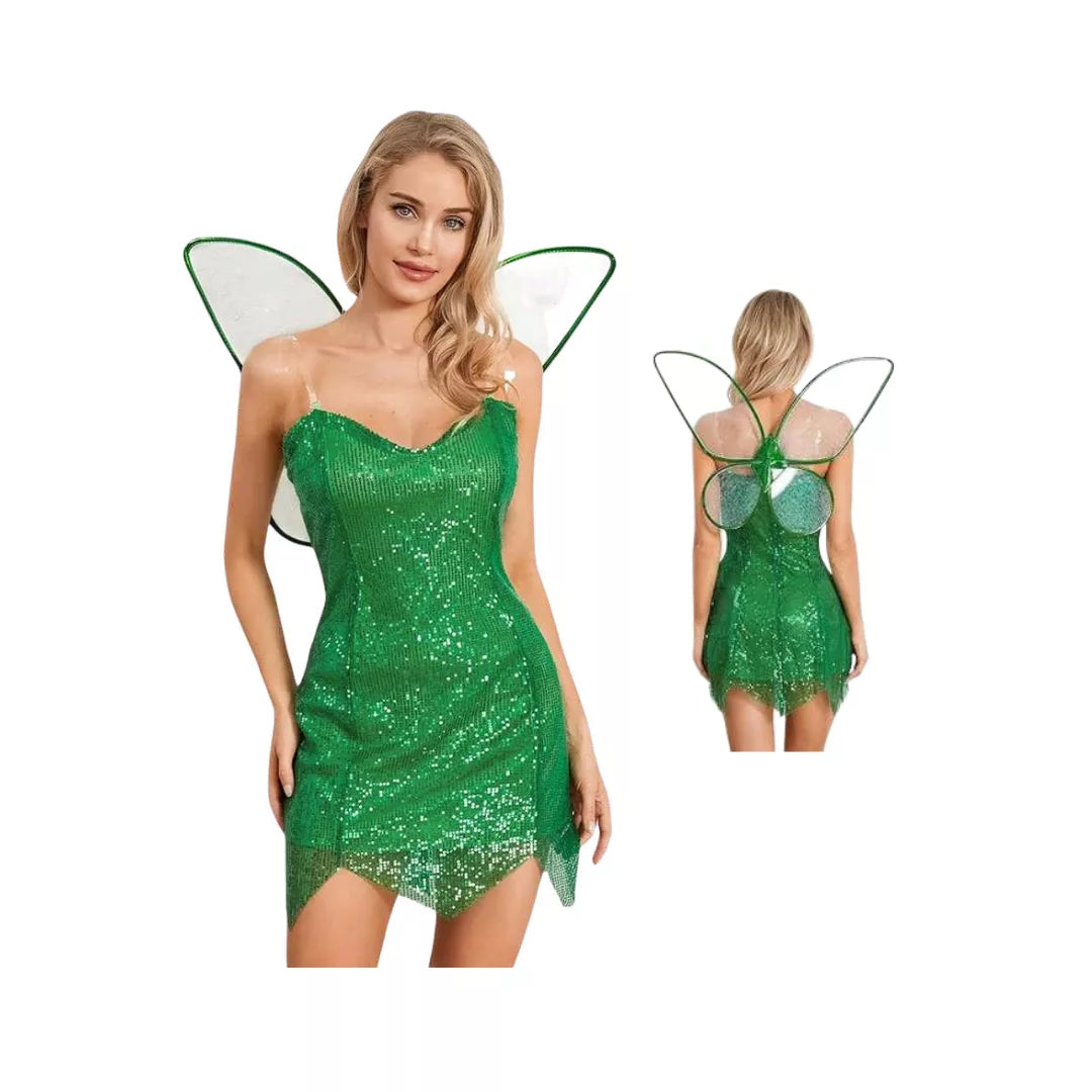 Disfraz Adulto – Peter Pan - Tinkerbell (M,L,XL) ✦ Bajo pedido