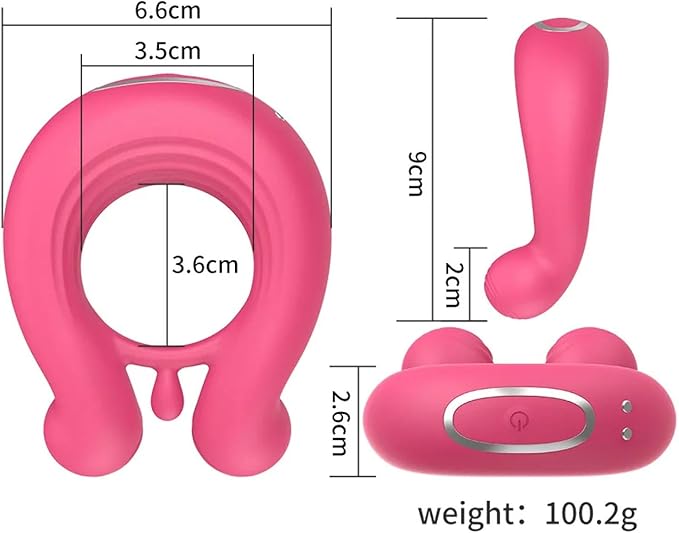 Anillo Vibrador con Control por App – Recargable Magnético y Ajustable ✦ Bajo pedido