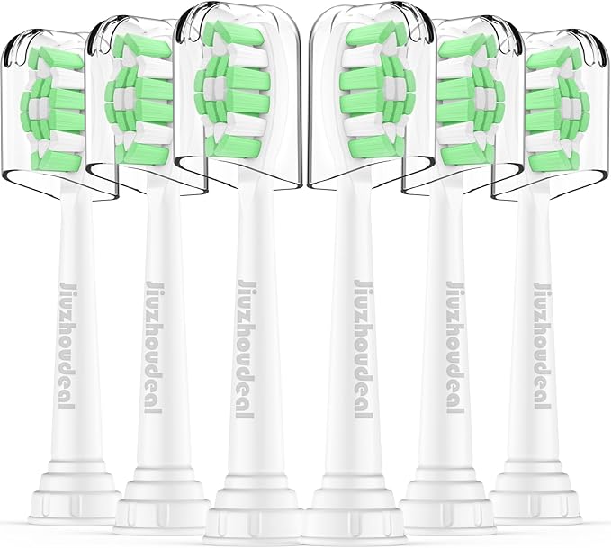 Set de 9 Cabezales de Cepillo Dental Eléctrico Jiuzhoudeal Compatibles con Philips Sonicare DiamondClean ProtectiveClean 4100 5100 6100 C2 G2 (Blanco)