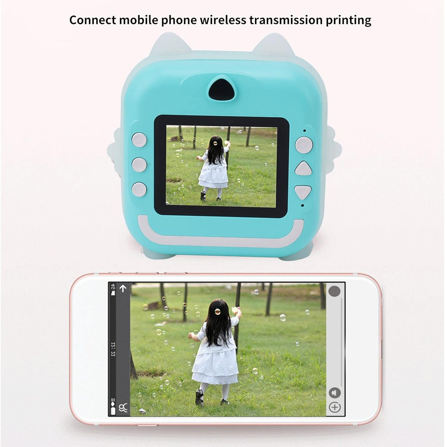 Cámara infantil con impresión instantánea y video HD *Bajo Pedido*