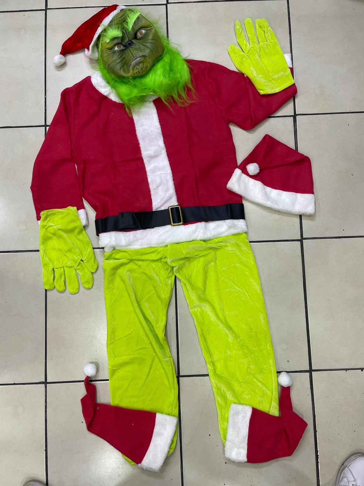 Disfraz Grinch Adulto (M,L,XL) ✦ Bajo pedido
