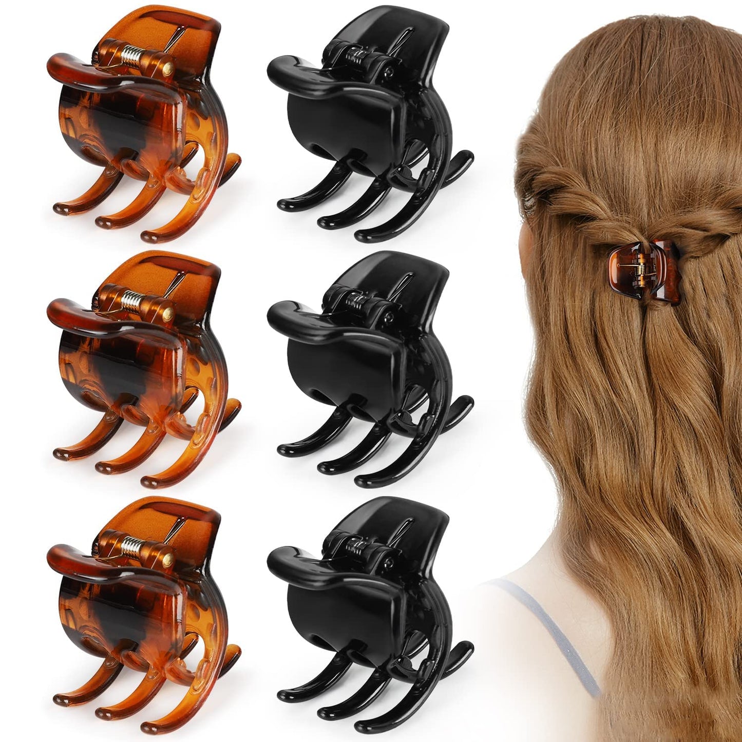 Set 6 Prensas para Cabello