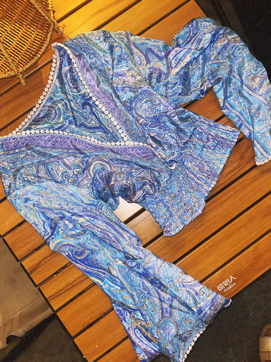 Blusa de Seda Importada de India – Fresca y Ligera para Verano (Unitalla S/M)