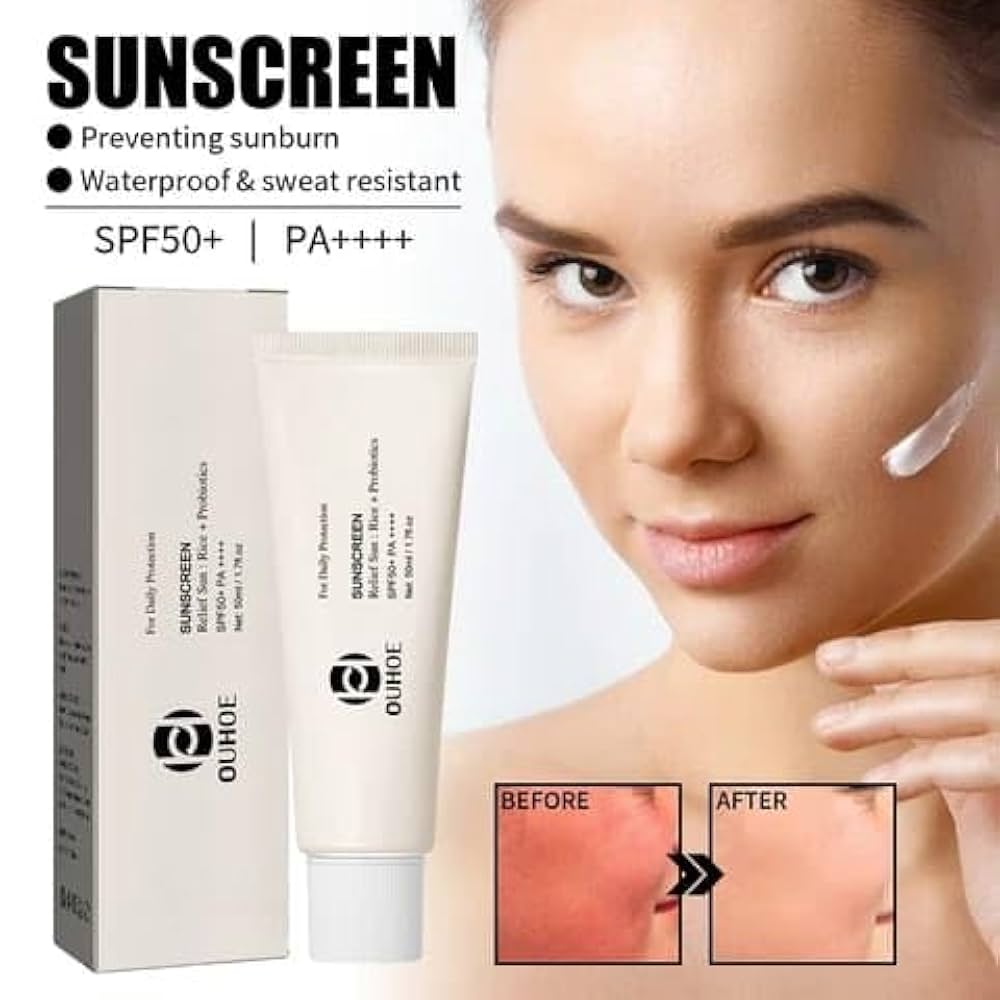 Bloqueador Facial Hidratante con Probióticos de Arroz y Protección UV SPF50+ (50ml)