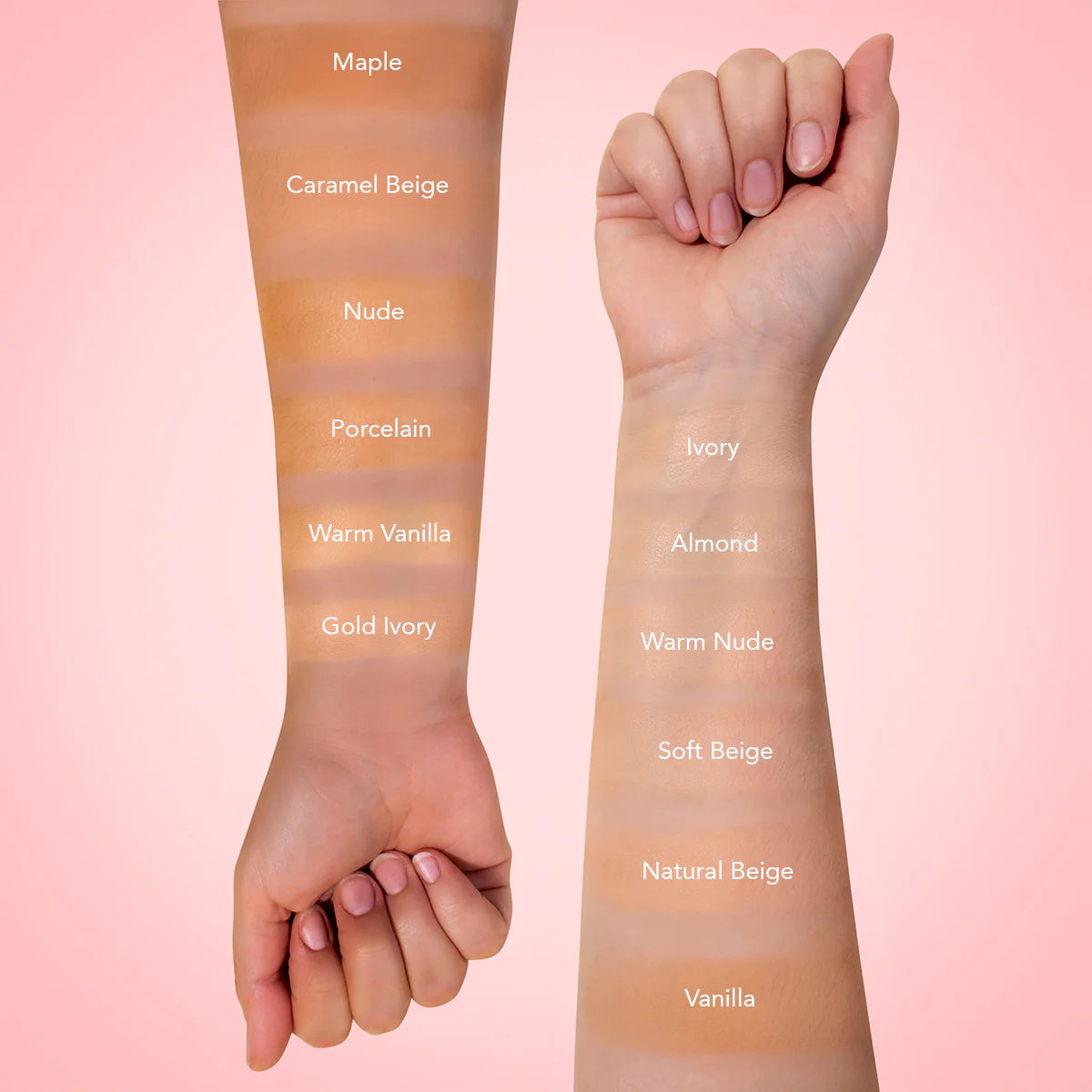 Two-Way Base Mate en Polvo Compacto 2 en 1 Cobertura Baja a Total - AmorUs (12 tonos) ✦ Bajo pedido