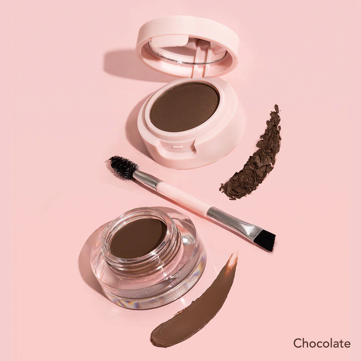 Kit de Cejas Polvo y Gel (Chocolate, Brunette) - AmorUs ✦ Bajo pedido