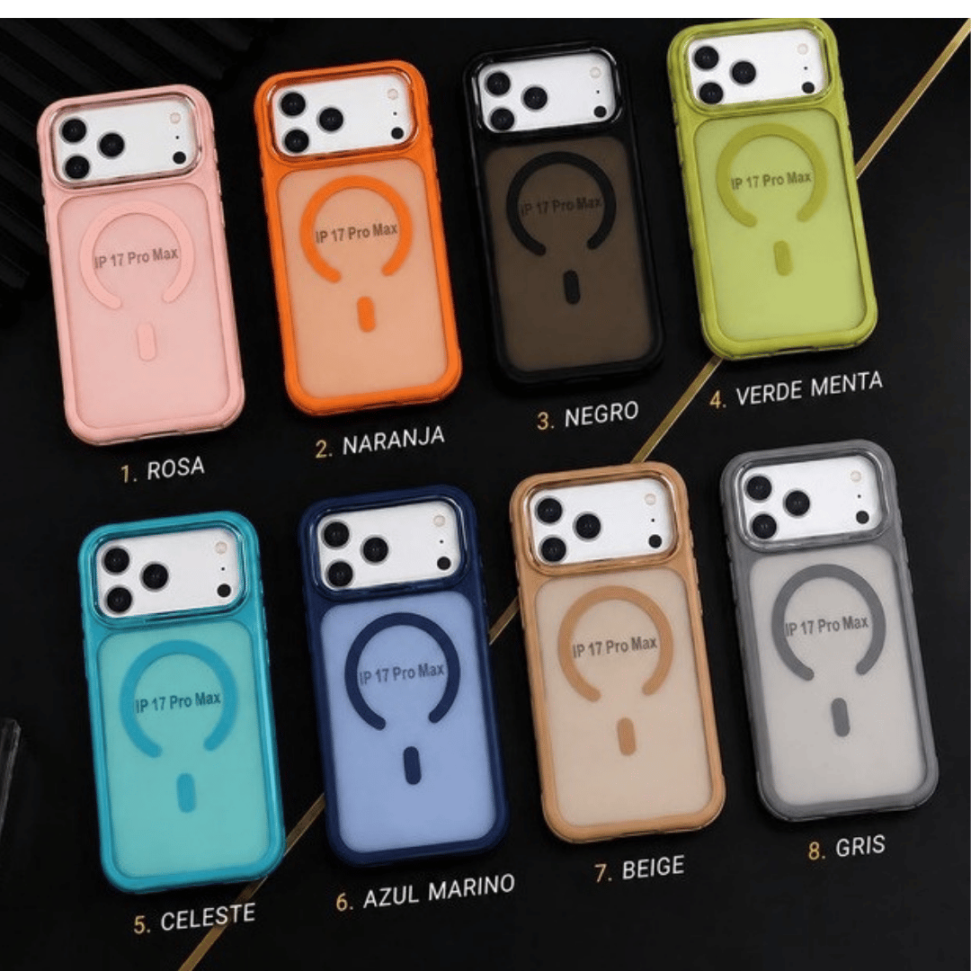 Funda de Colores Transparente iPhone y Samsung - Varios Modelos y Colores ✦ Bajo pedido