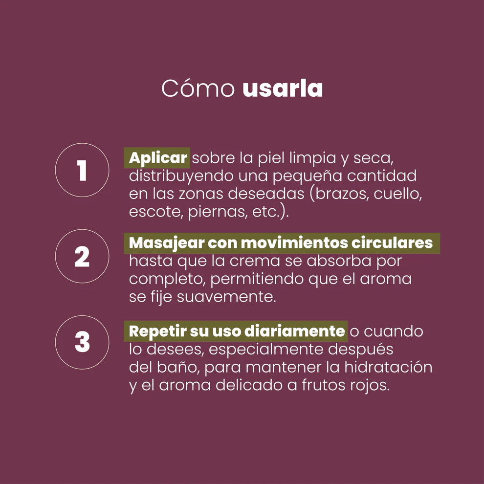 Crema Humectante Feromonas - Frutos Rojos (125ml) ✦ Bajo pedido