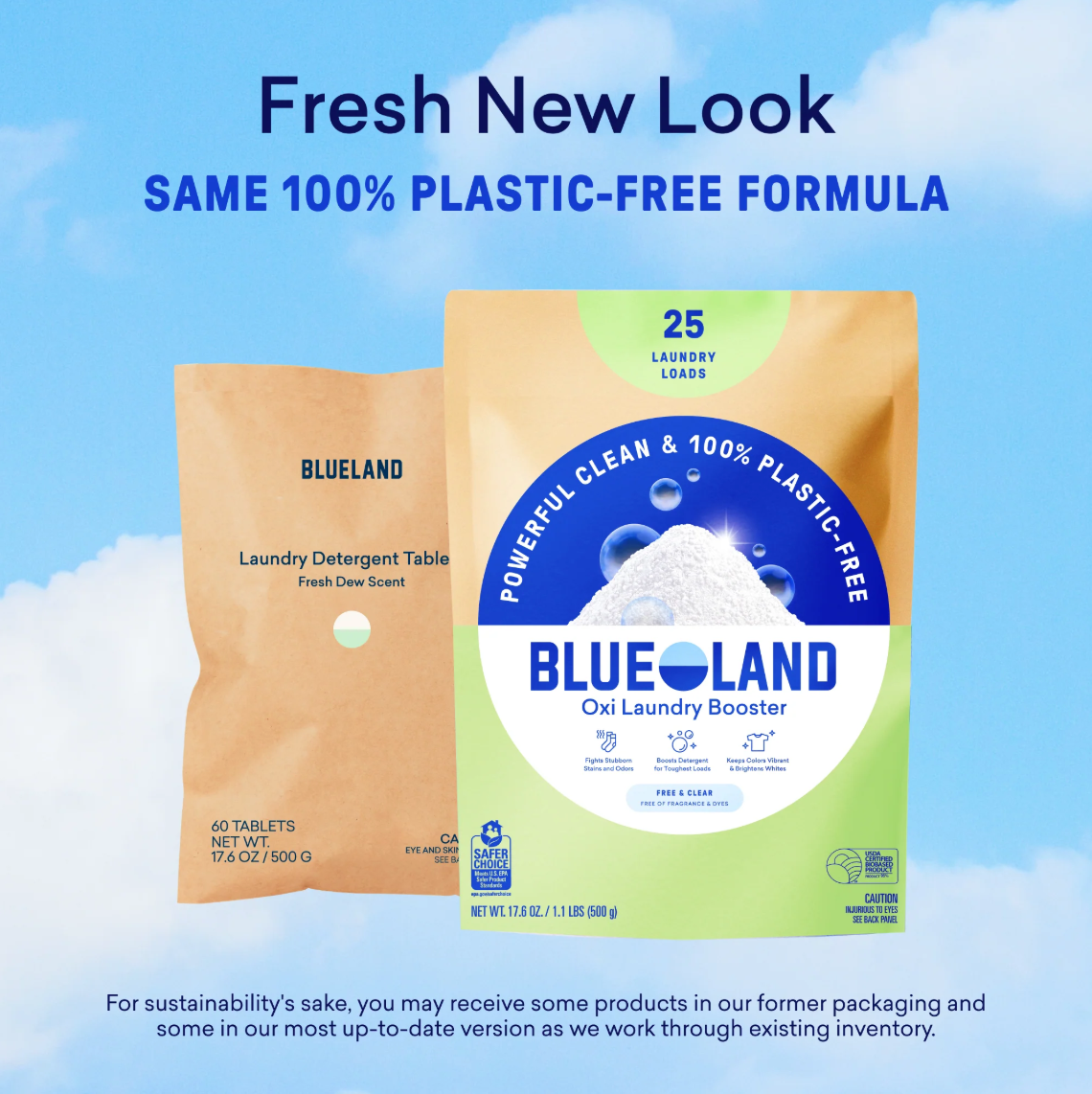 Removedor de Manchas para Ropa Ecológico Sin Plástico - Aroma Spring Bloom (60uds) - Blueland