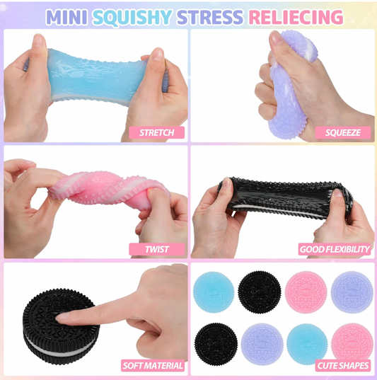 Squishy Antiestrés en Forma de Galleta para Niños +3 Años (Unidad)