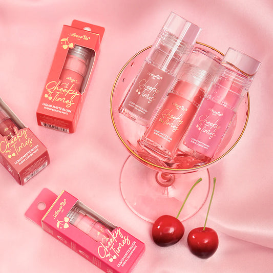 Rubor en Líquido Matte Cheeky Times (3 Tonos) - AmorUs ✦ Bajo pedido