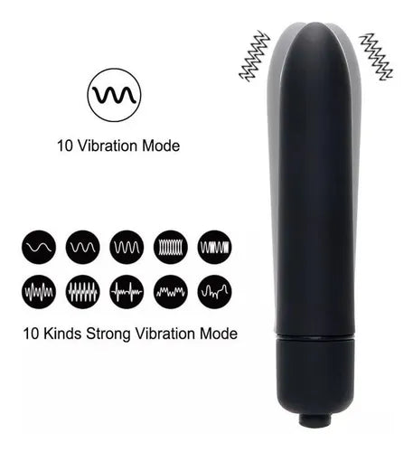 Bala Vibradora Misil (9cm) ✦ Bajo pedido