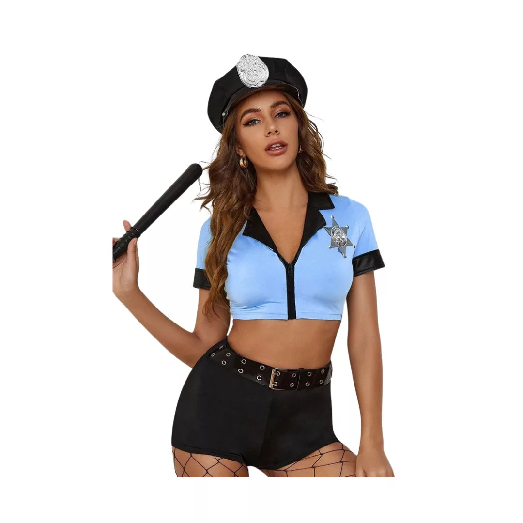 Disfraz Adulto – Policía (Unitalla S/M) ✦ Bajo pedido