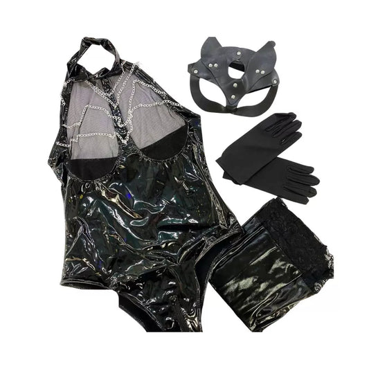 Disfraz Adulto – Gata BDSM (Unitalla S/M) ✦ Bajo pedido