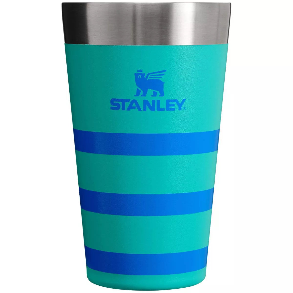 Vaso Stanley Apilable de Acero Inoxidable 160z (Celeste/Azul)