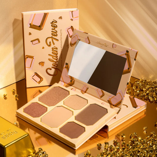 Golden Fever Paleta de Contorno e Iluminadores Compactos - AmorUs ✦ Bajo pedido