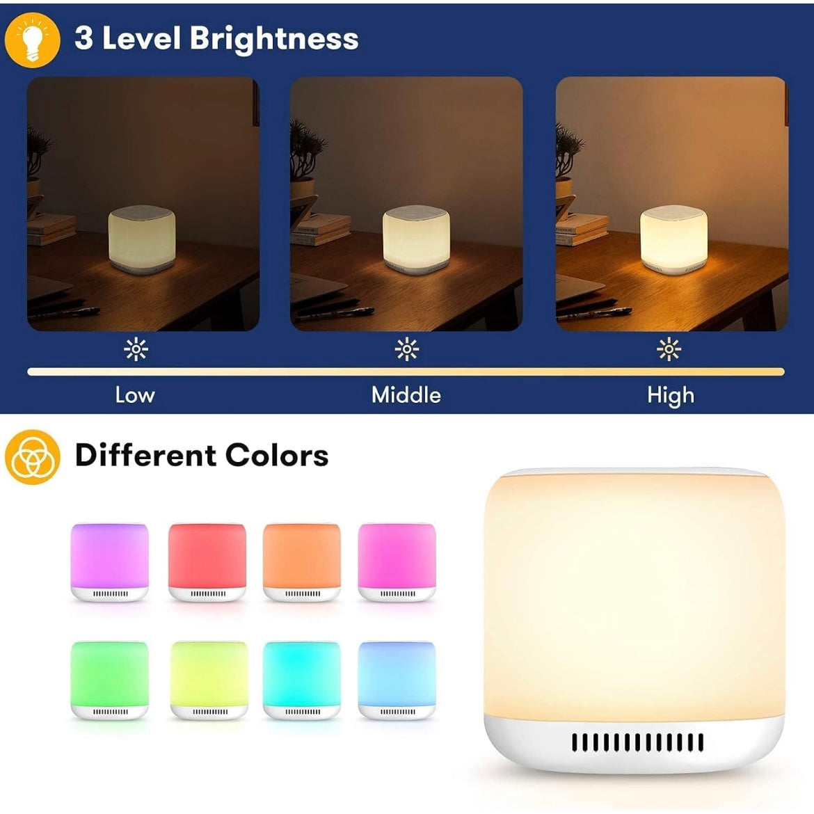Lámpara de Apego de Ruido Blanco y Luz MBZ202 - VanSmaGo