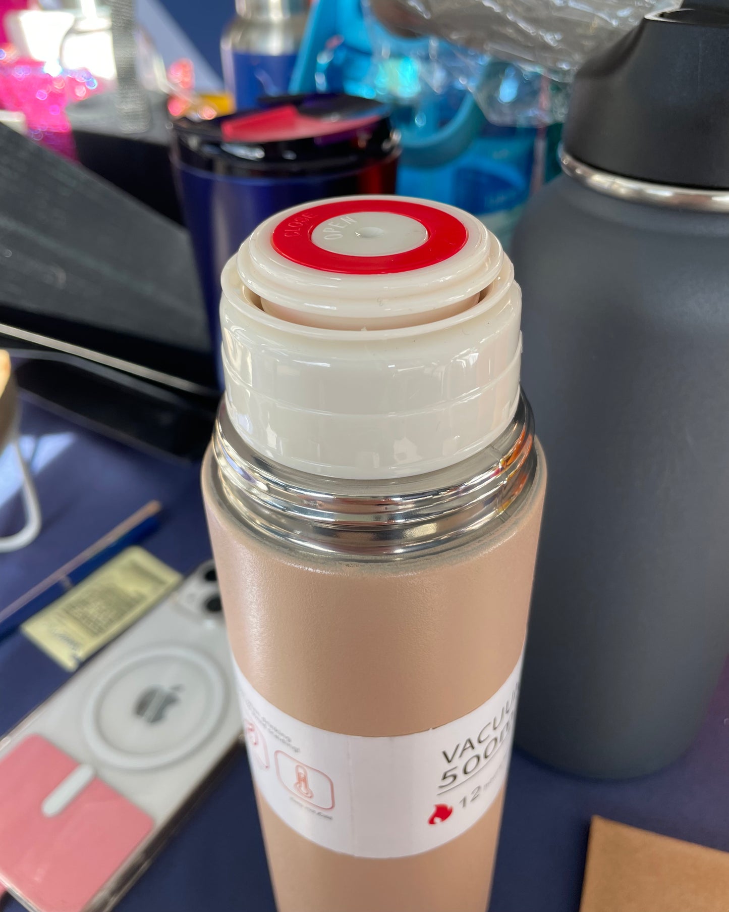 Set Termo + Mini Tazas 500ml - Palo Rosa