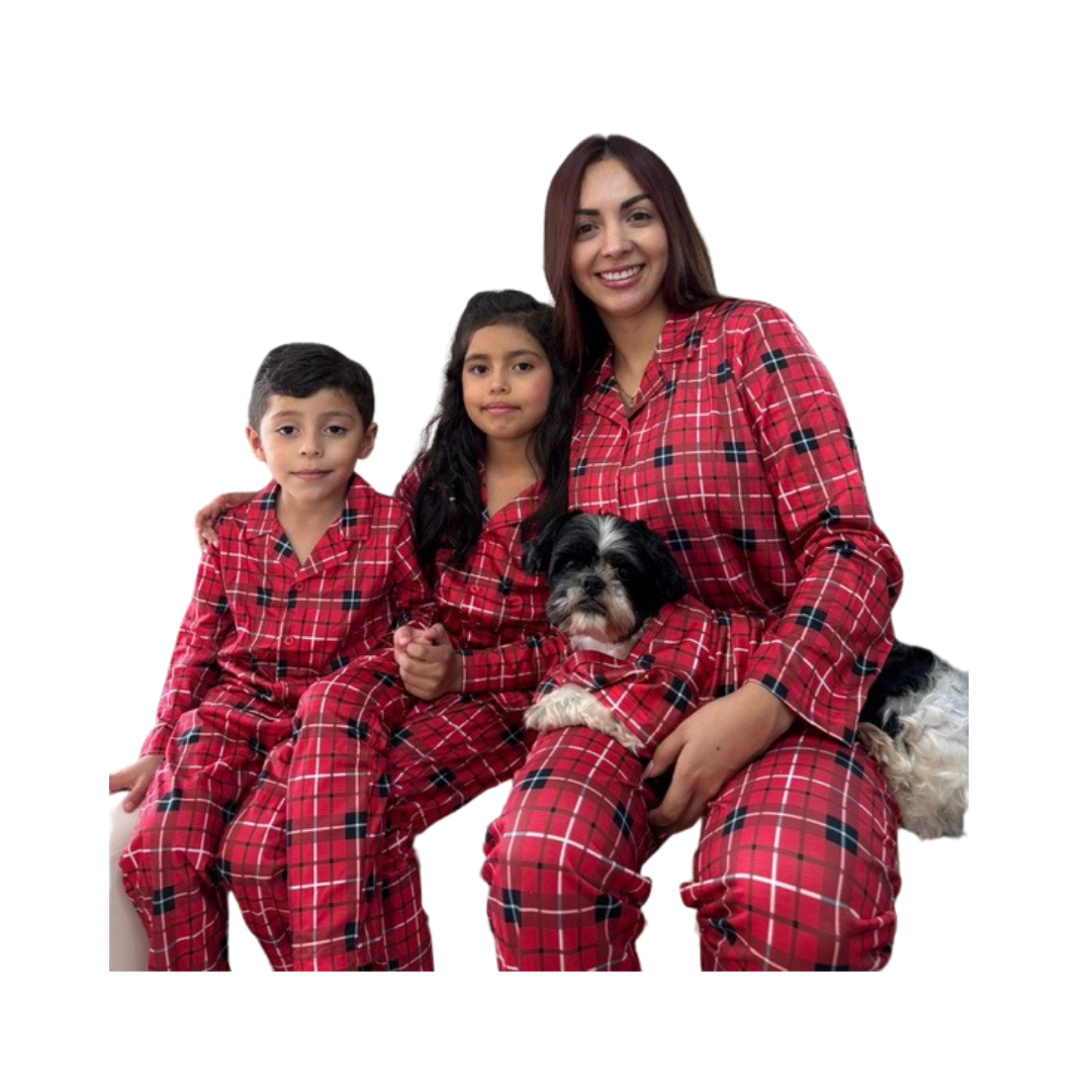 Pijama Navideña NAV25-68 Adulto ✦ Bajo pedido