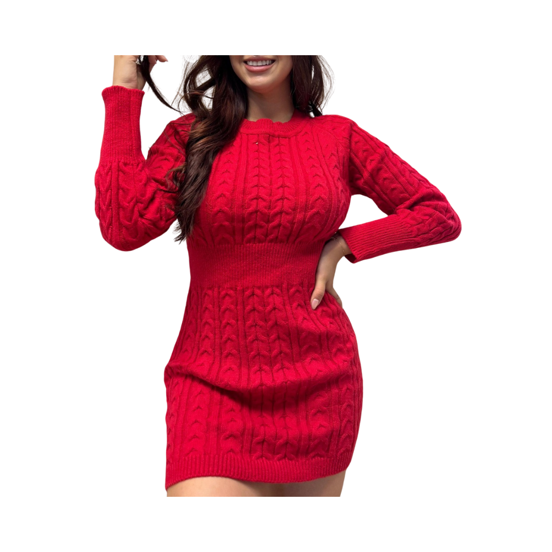 Vestido Navideño Dama (M,L) ✦ Bajo pedido