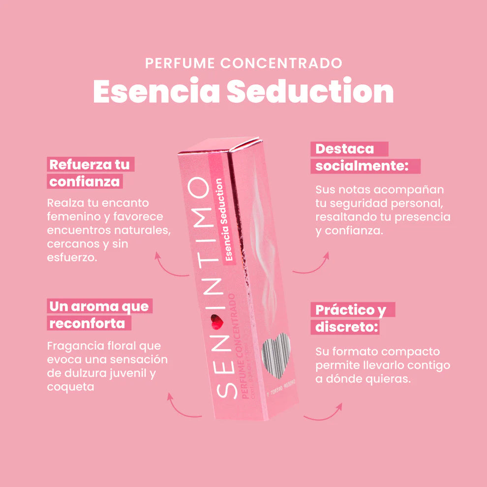 Perfume Feromonas Para Mujer - Seduction (10ml) ✦ Bajo pedido