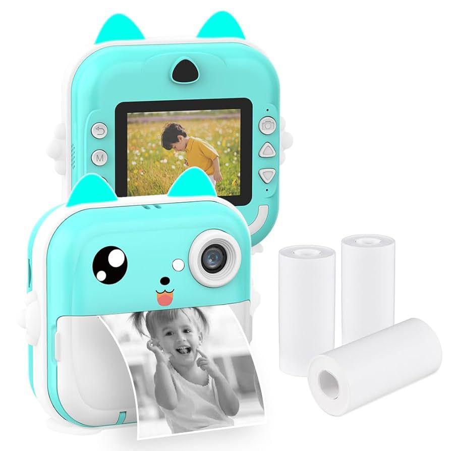 Cámara infantil con impresión instantánea y video HD *Bajo Pedido*