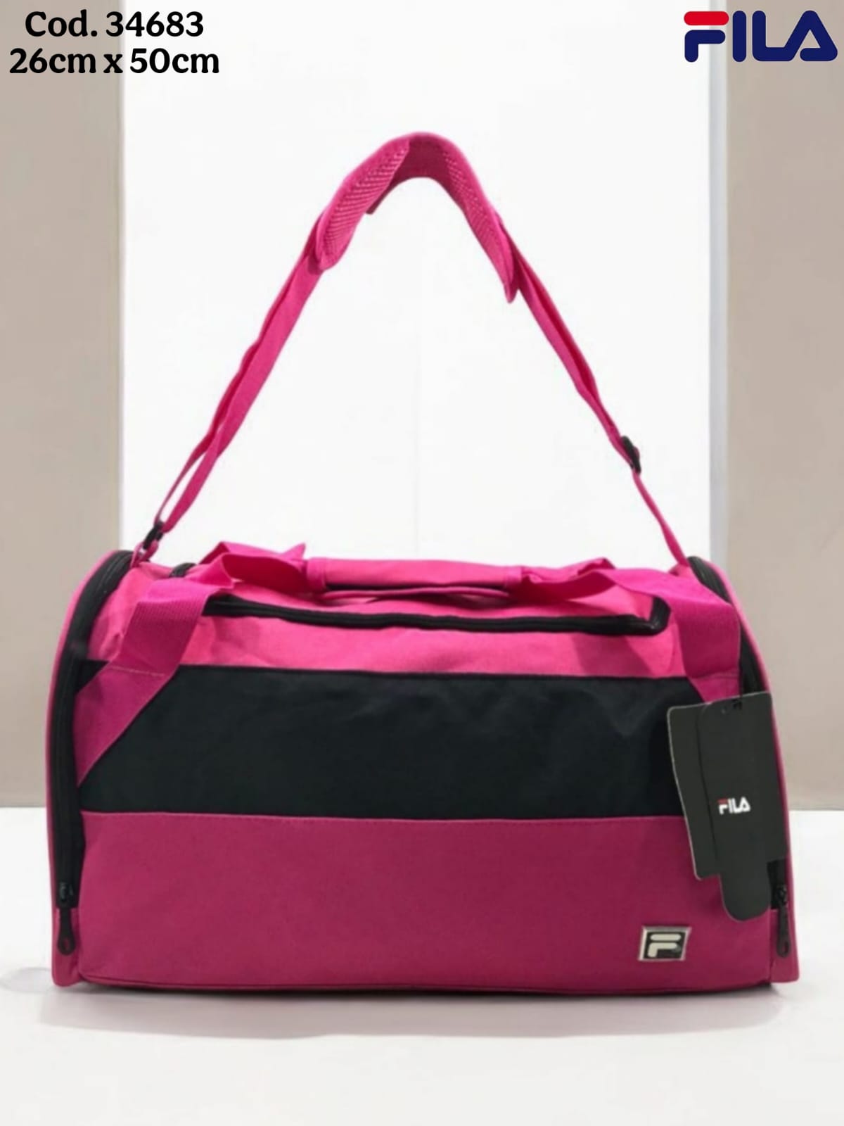 Bolso Deportivo FILA Original (Fucsia)
