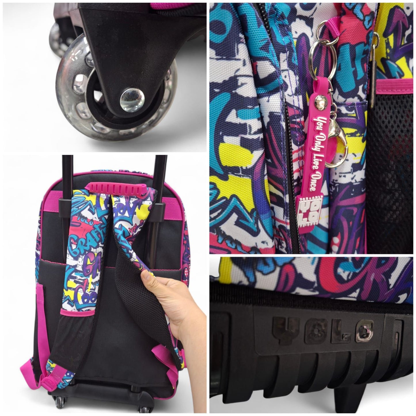 Kit Salveque Mochila de Ruedas + Lonchera Completa - Delta (3 Estilos) ✦ Bajo pedido