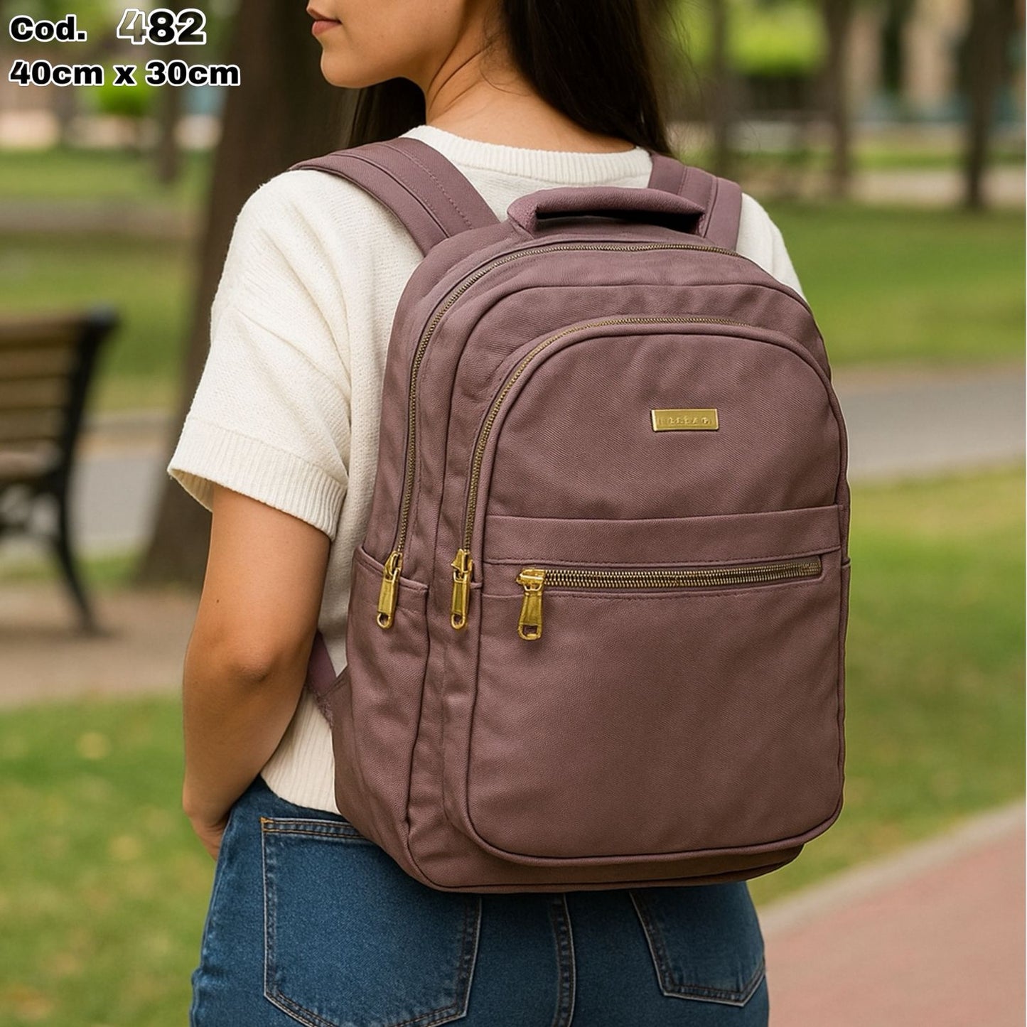 Salveque Mochila Nylon (5 Colores) ✦ Bajo pedido