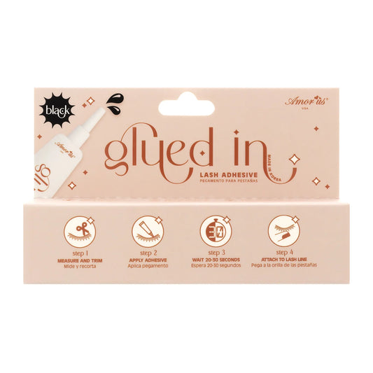 Glued In Goma para Pestañas de Secado Rápido, Negra - AmorUs ✦ Bajo pedido