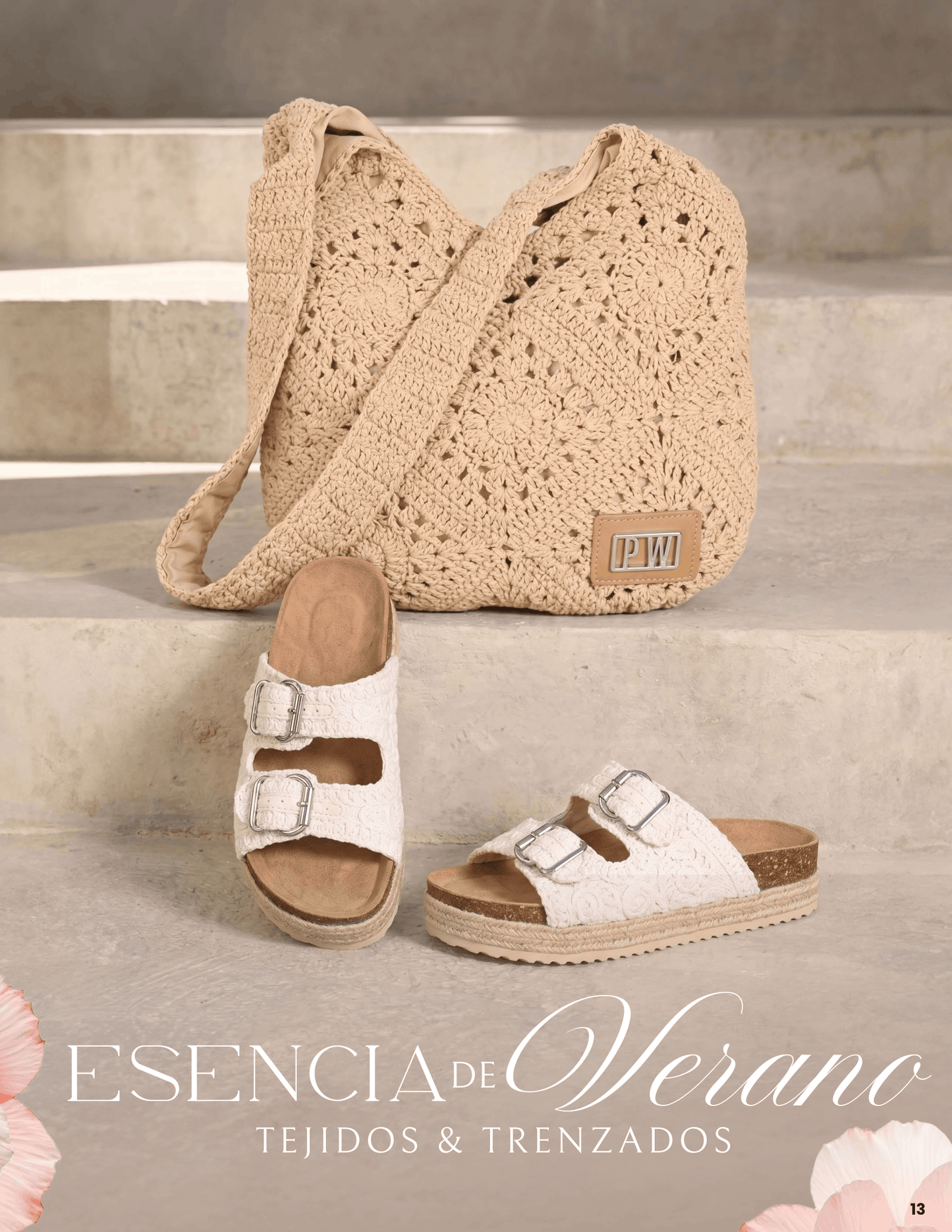 Sandalia Flat con Beige 72928912 ✦ Bajo pedido