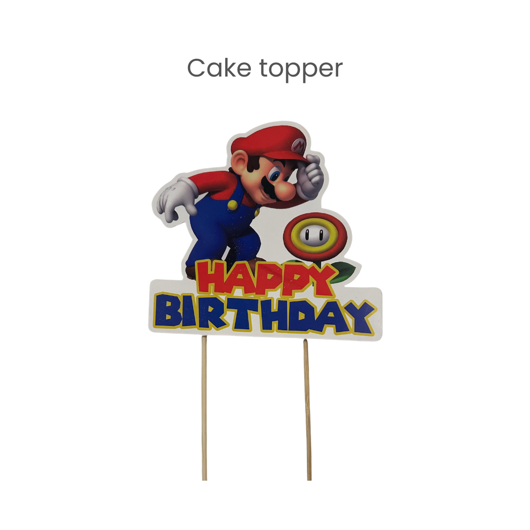 Set de Decoración para Fiesta – Mario Bros (+50pcs)