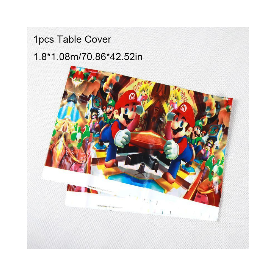 Set de Decoración para Fiesta – Mario Bros (+50pcs)