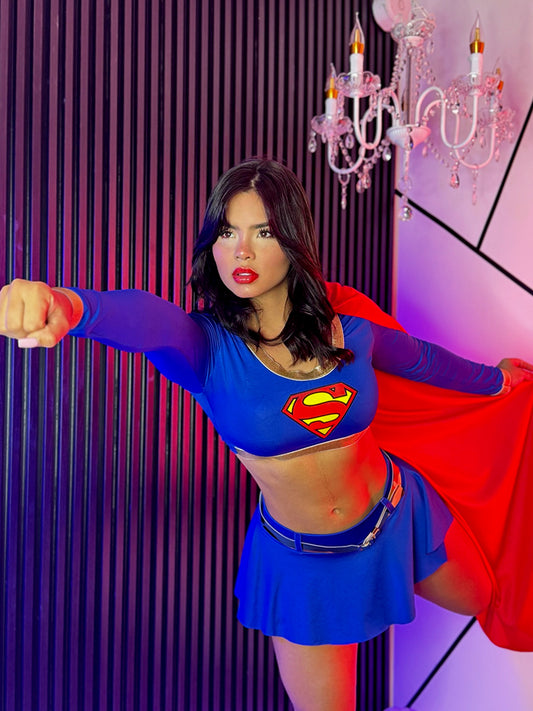 Disfraz Adulto – Supergirl (Unitalla S/M) ✦ Bajo pedido