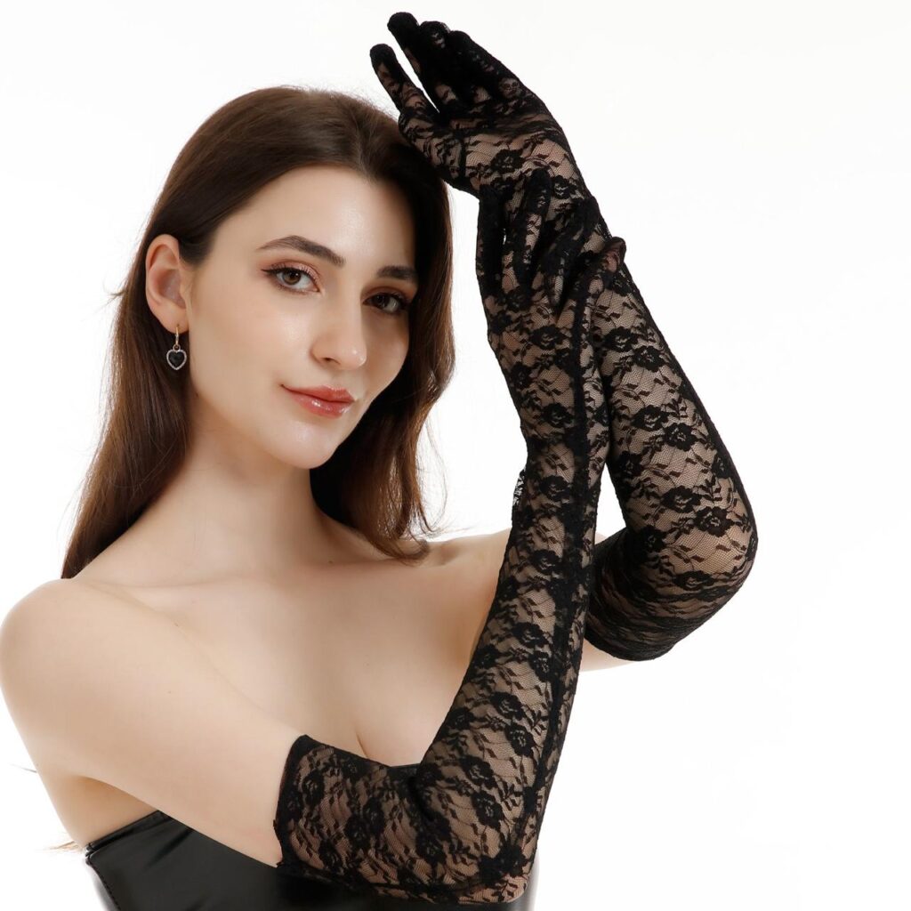 Guantes Largos Encaje (Unitalla) ✦ Bajo pedido