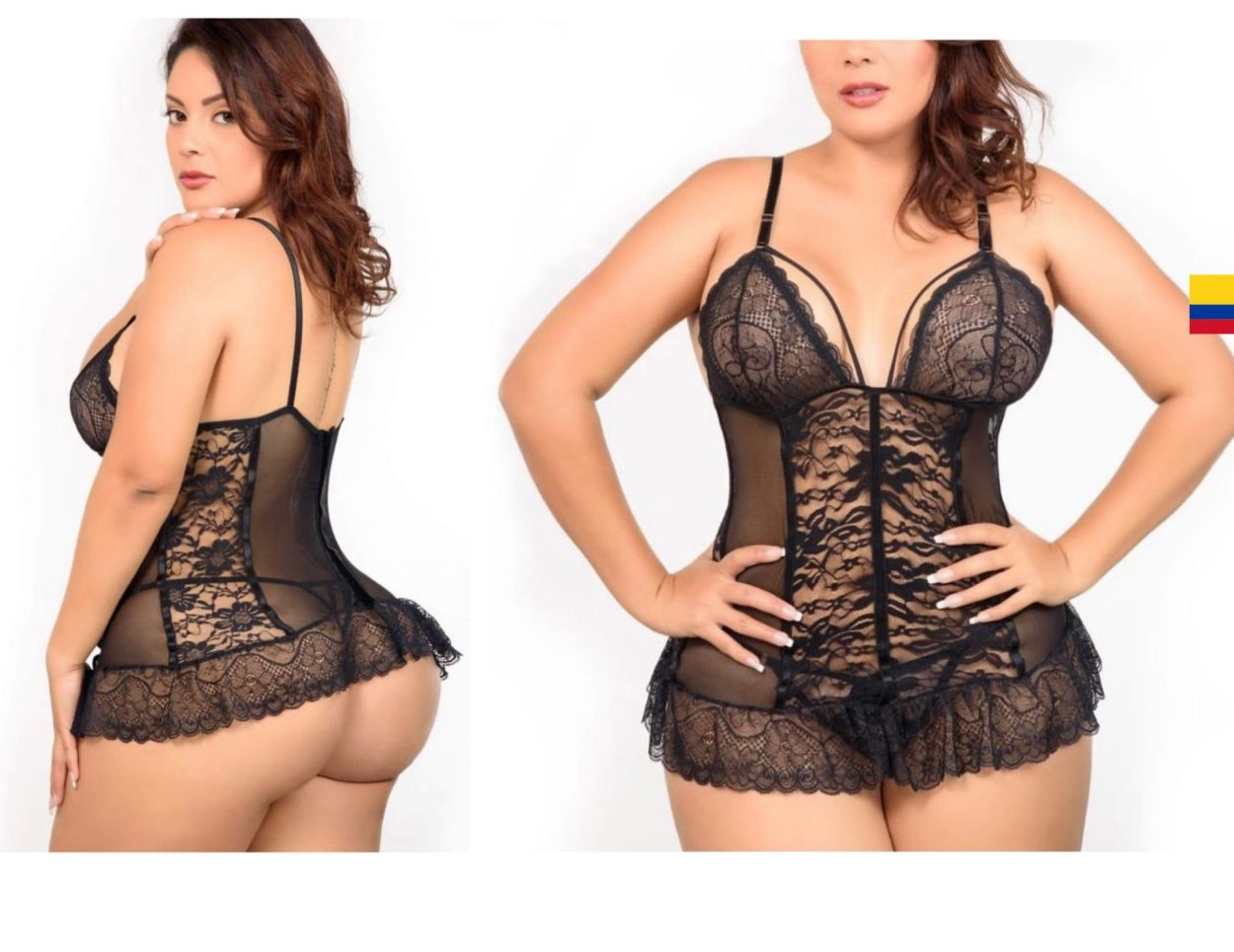 Set Lencería Babydoll (Talla L) ✦ Bajo pedido