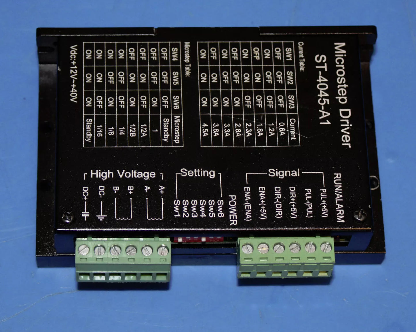 Controlador paso a paso de 2 fases Microstep ST-4045-A1