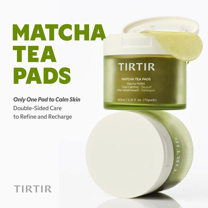 Pads de Tónico TIRTIR Matcha — Alivio Instantáneo (70 Pads) ✦ Bajo pedido