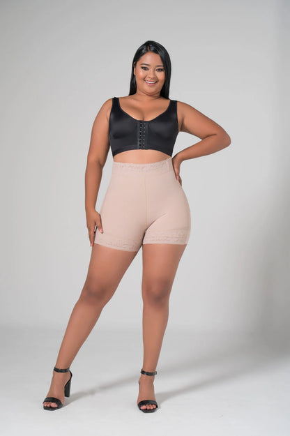 Short Levanta Cola Corto 024651 Push-Up - Compresión Fuerte (Beige) ✦ Bajo pedido