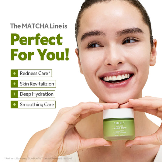 Crema TIRTIR Matcha Calming - Antirojeces 24h ✦ Bajo pedido